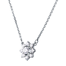 Колье из белого золота c бриллиантами