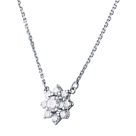 Колье из белого золота