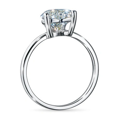 Кольцо из белого золота