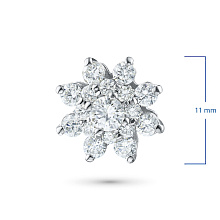 Подвеска из белого золота c бриллиантами