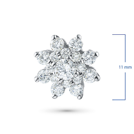 Подвеска из белого золота