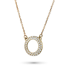 Колье из желтого золота c бриллиантами