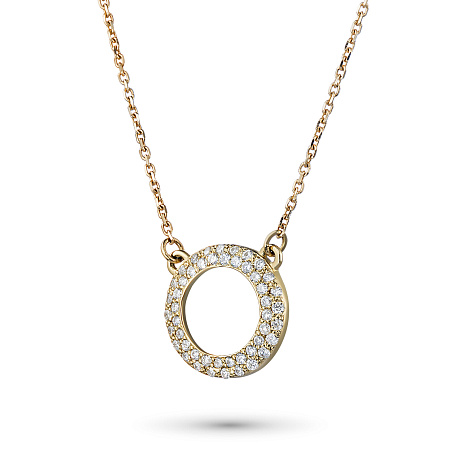 Колье из желтого золота