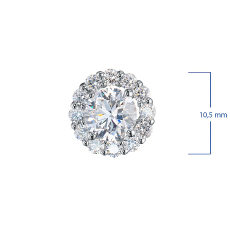 Подвеска из белого золота