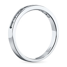 Кольцо из серебра c бриллиантами