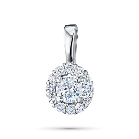 Подвеска из белого золота