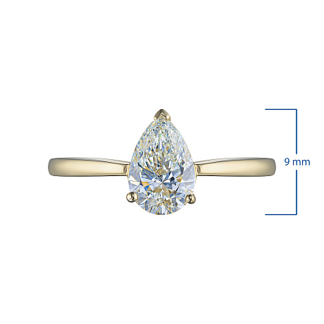 Кольцо из желтого золота