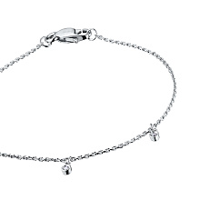 Браслет из белого золота c бриллиантами