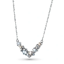 Колье из белого золота c бриллиантами