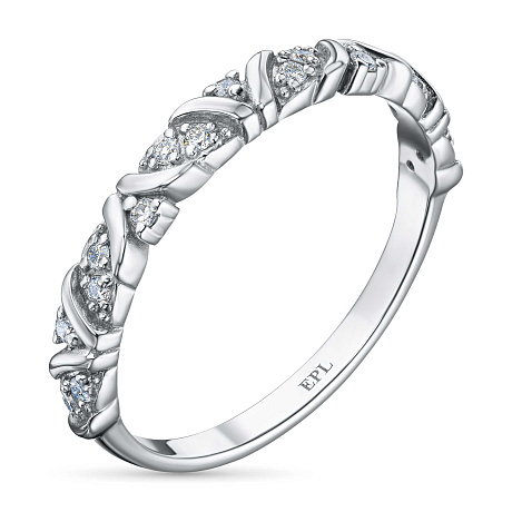 Кольцо из белого золота