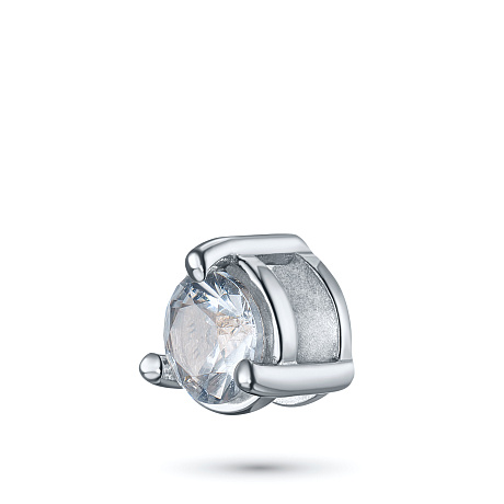 Подвеска из серебра с топазом