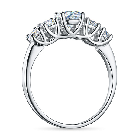 Кольцо из белого золота