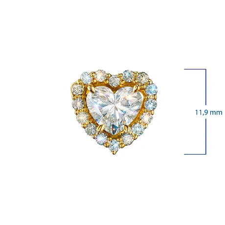 Подвеска из желтого золота