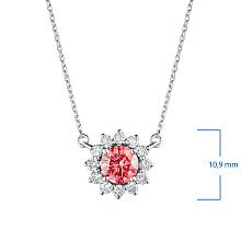 Колье из белого золота