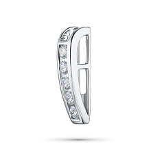 Подвеска из серебра c бриллиантами