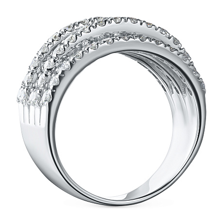 Кольцо из белого золота