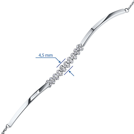 Браслет из белого золота