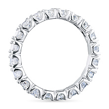 Кольцо из белого золота c бриллиантами