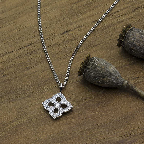 Подвеска из белого золота