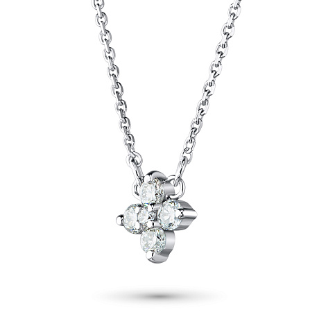 Колье из белого золота