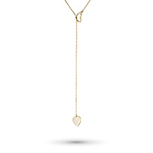 Колье из желтого золота с бриллиантом