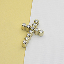 Подвеска из желтого золота c бриллиантами