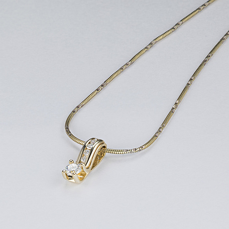 Подвеска из желтого золота