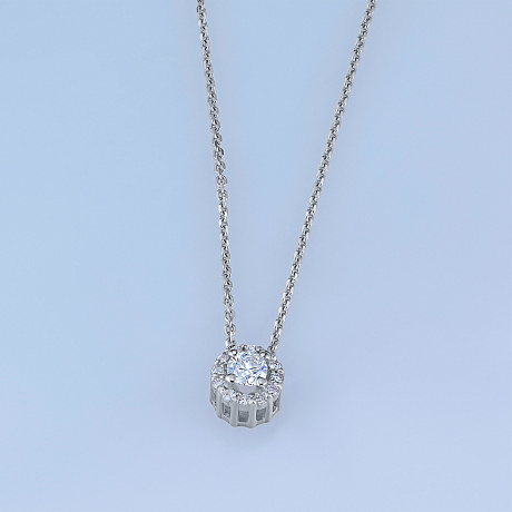 Подвеска из белого золота