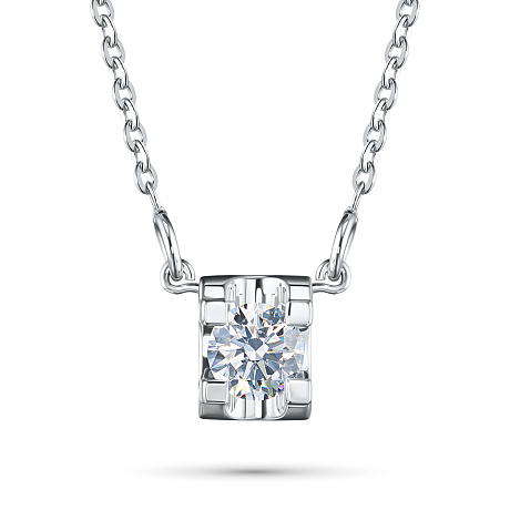 Колье из белого золота