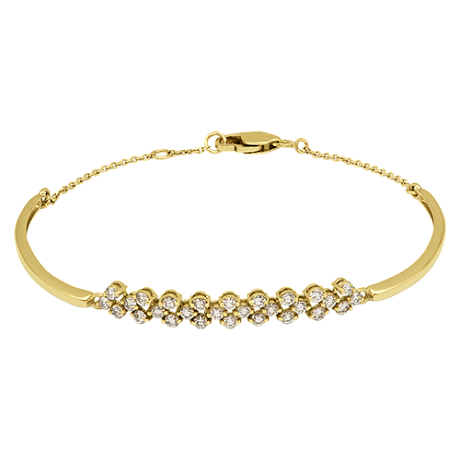 Браслет из желтого золота