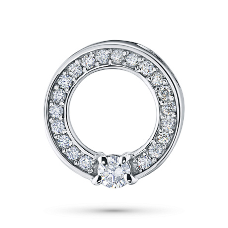 Подвеска из белого золота